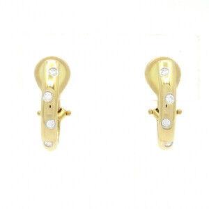 Tiffany&Co. Dots Diamond Earrings 18K #307430T24B